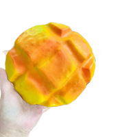 Jouets anti-stress souples et extra-grands en forme de pain ananas, à remontée lente, en PU, réalistes, en forme de pain à presser, vente en gros
