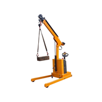 Mini-grue électrique portable automatique pour atelier de formation, mini-grue télescopique électrique mobile