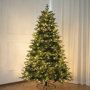 3D 7-Tip + 5-Tip PE & PVC Mixed Pre-lit LED Christmas <b>Tree</b> | for Mall & Living Room Decoration - Product Image 4