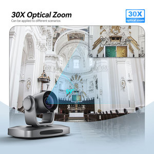 Caméra de vidéoconférence 4K Ptz NDI/USB/HDML/SDI <span class=keywords><strong>Zoom</strong></span> optique 30x avec caméra grand angle pour réunions Église Éducation en ligne - Product Image 6