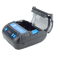 Printer Mini Portabel Berkualitas Baik 80mm, Printer Thermal POS untuk Struk Mobile