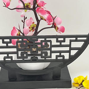 Nouvel ensemble d'écrans de style chinois, ornement de maison <span class=keywords><strong>en</strong></span> faux prunier d'hiver, mini vase <span class=keywords><strong>en</strong></span> plastique, ornement de cour et d'entrée <span class=keywords><strong>en</strong></span> <span class=keywords><strong>pot</strong></span> - Product Image 2