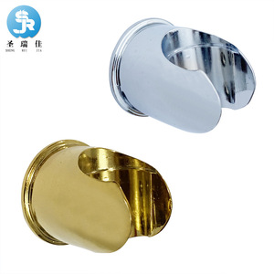 Soporte para cabezal de ducha Saint Ruijia, aleación de zinc, acabado cromado y dorado, accesorio de baño montado en la pared - Product Image 1