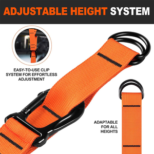 Bandes d'assistance pour tractions robustes 225 lbs, réglables en poids/taille, avec repose-pieds/genoux en tissu pour barre de traction, bandes résistantes - Product Image 5