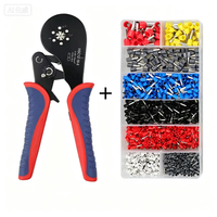 Kit d'outils de sertissage HSC12 16-6, ensemble de 1200 cosses de câblage, connecteurs électriques multi-tailles pour fils de 0,08 à 6 mm²
