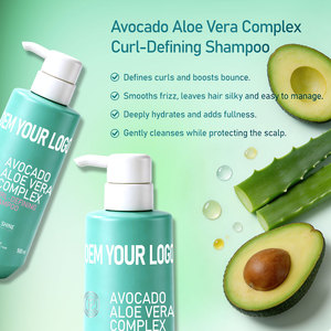 Pallamina – <span class=keywords><strong>Shampoing</strong></span> Définisseur de Boucles à l'Avocat et à l'Aloe Vera, Marque Privée OEM, pour <span class=keywords><strong>Cheveux</strong></span> Bouclés, <span class=keywords><strong>Ondulés</strong></span>, Secs et Frisés – Fournitures de Soins Capillaires en Gros - Product Image 2