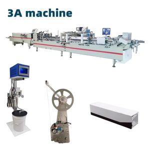 CQT-900 Folder Gluer Automatic Adhesive Head+Spray <b>Gun</b> Box Folding and Gluing Machine Automatic Machine Folder and Gluer - Product Image 1