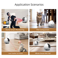 Nouveau robot de compagnie intelligent pour chat en plastique, très vendu, avec capteur PIR, caméra de vision nocturne, pour toute la maison, sport et mode