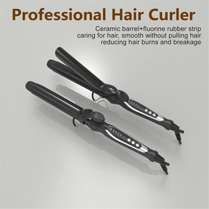 Bande de caoutchouc fluoré Bigoudi professionnel Fer <span class=keywords><strong>à</strong></span> friser en céramique Millions de soins capillaires aux ions négatifs - Product Image 2