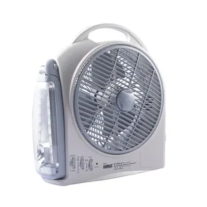 SUNCA new design desktop plastic small fan an electric fan with a USB port to charge the phone