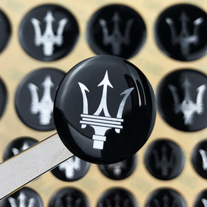 Autocollants en papier plastique cristal époxy Yasen, autocollants personnalisés avec logo, pour voiture, imperméables, résistants à l'huile et aux rayures - Product Image 2