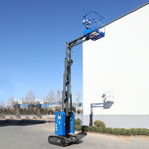 Nuevo 9,5 M <span class=keywords><strong>Manlift</strong></span> Warehouse Equipment Boom Lift 8M Single Mast Plataforma de trabajo aéreo autopropulsada Elevadores Precio 200kg - Product Image 2