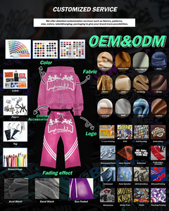 Fabricants Poids lourd Personnalisé Surdimensionné Dtg Impression Streetwear Lavé Vintage Boxy Cropped Hoodies Hommes - Product Image 2