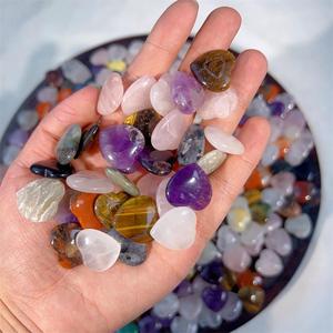 <span class=keywords><strong>Precio</strong></span> <span class=keywords><strong>Kilo</strong></span>, venta al por mayor, Natural piedra preciosa, amatista, forma de corazón, cristal de cuarzo rosa, artesanías, cristales curativos, colgantes, collar - Product Image 6