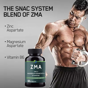 Ausreson OEM Sport Supplement <strong>Zinc</strong> Magnesium Aspartate Vitamin B6 ZMA Capsules For Muscle Strength