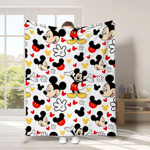 Mantas de Anime con Diseño de Ratones, Lindas y Populares, de Felpa y Franela, para Sofá, Siesta, Niños y Bebés - Product Image 3