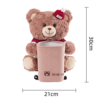 Boîte à mouchoirs et poubelle 2-en-1 Micora pour voiture, boîte d'accoudoir mignonne, support de mouchoirs, décoration et rangement pour voiture