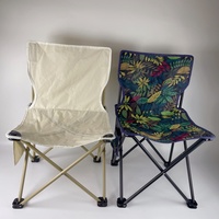 Chaise de camping pliable portable personnalisée en tissu Oxford pour jardin, pêche, plage et pique-nique en extérieur