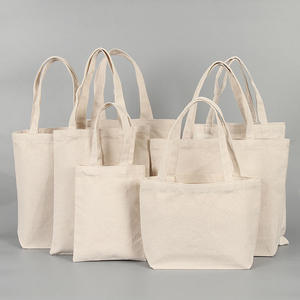 High Quality Digital Printing <b>Black</b> Cotton Shopper <b>Bag</b> Blank Plain <b>Canvas</b> <b>Tote</b> <b>Bags</b> With Custom Printed Logo - Product Image 3