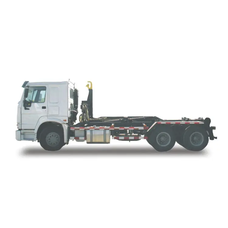 HOWO 25 ton hook lift garbage truck left/right hand drive howo garbage truck for sale