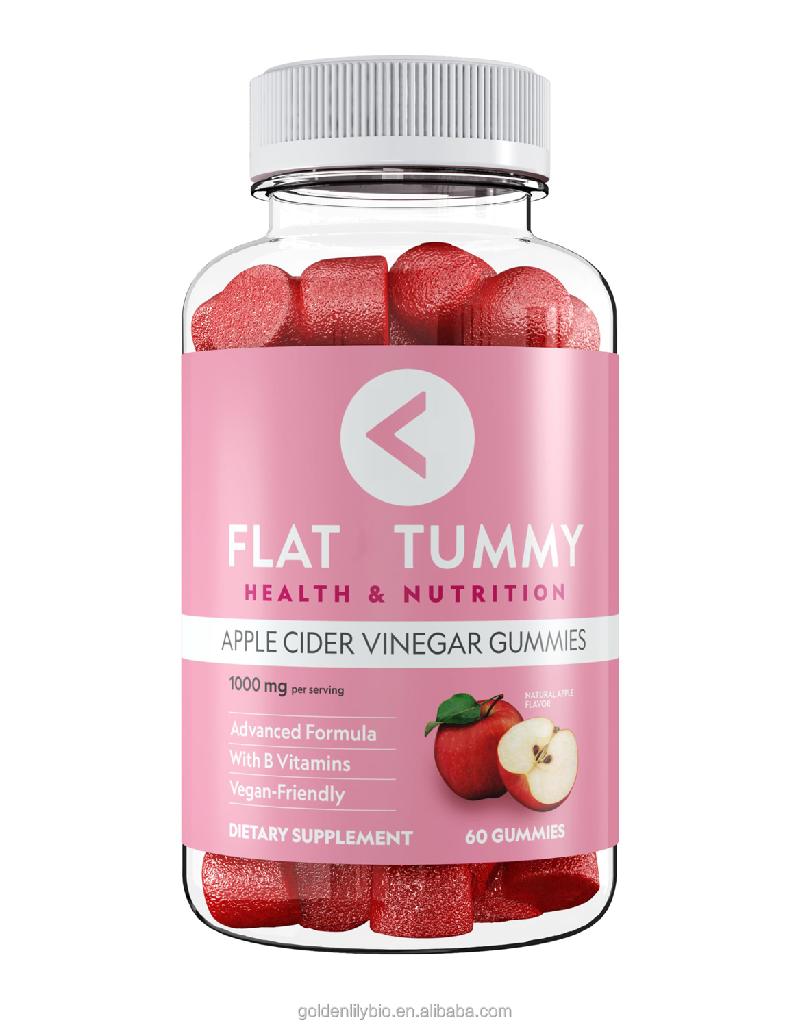 Органические яблочные Уксусные мармеладки Keto ACV Gummies с витамином, здоровый вес, плоский Детокс живота, поддерживающие здоровье кишечника