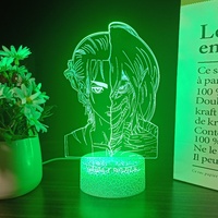 Lampe de nuit Anime pour bébé, lampe de chevet pour chambre d'enfant, décoration murale, lampe de table mignonne