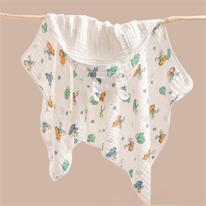 Serviette de bain à capuche corail à séchage rapide pour enfants 100% couverture de dessin animé tissée en coton pour le bain des enfants - Product Image 4