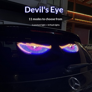 Feu de signalisation LED dynamique transfrontalier pour automobile, modèle DJB-Devil's Eye, avec écran d'affichage dynamique, à coller - Product Image 4