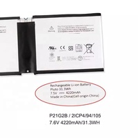 Batterie pour Microsoft Surface 2 RT 1572 Pluto batterie X870749-004 P21G2B 7.5V 4220 mAh batterie d'ordinateur portable