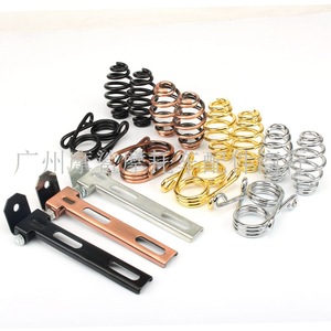 เบาะรองนั่งมอเตอร์ไซค์โมชาร์กพร้อมโครงเหล็กสปริงรูปตัววีแบบกลมสำหรับการดัดแปลงฮาร์เลย์ - Product Image 2