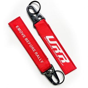 Factory Wholesale Logo Fashion Carabiner Personalize Keychain Custom for Woven - Product Image 3