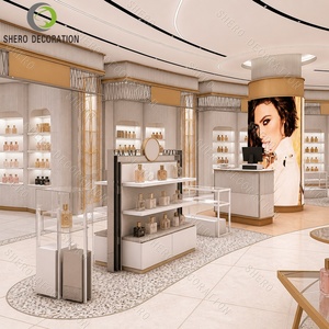 ออกแบบร้านขายน้ำหอม ตู้โชว์น้ำหอมเรียบง่ายและสง่างามสำหรับร้านน้ำหอม - Product Image 3