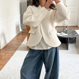 Manteau en laine épaisse pour femmes, nouvelle collection automne/hiver, tendance - Product Image 5