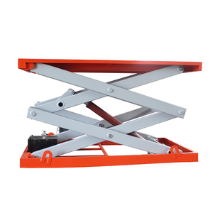 China UNW Elevador hidráulico de coche rancio 500kg 1200x600mm Equipo elevador de tijera hidráulica - Product Image 3