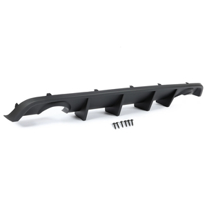Diffuseur de pare-chocs arrière pour 12 2013 2014 <span class=keywords><strong>Dodge</strong></span> <span class=keywords><strong>Charger</strong></span> SRT8 Lip Spoiler Matte Black - Product Image 6