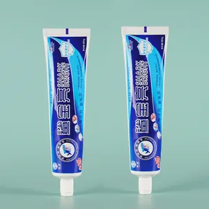 Tubo vazio de pasta de dente de alumínio, tubo de pasta de dente personalizado, 180g 180ml para pasta de dente