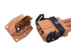 Novo conector de alta tensão para veículo, sistema elétrico, conector hcal de 3 pinos 150a, veículo