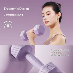 2026 Free Sample Gym Fitness Club Household Women's and Men's <b>Dumbbell</b> 2s Weighted Coated High Quality Customizable Colorful - Product Image 5