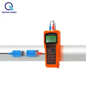 Industrielle Messung IP67 Schutz qualität Öl Flüssigkeits durchfluss Wasserzähler Clip-On Hand-Ultraschall-Durchfluss messer