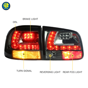 YU GUANG per VW <span class=keywords><strong>Touareg</strong></span> <span class=keywords><strong>7L</strong></span> accessori per auto a 2003 2010 a LED per aggiornamento della luce posteriore del freno del faro posteriore del lifting fanale posteriore rosso - Product Image 6
