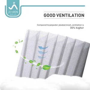 Plisse Mosquito Net Premium Polyester PP Plisse Mosquito Net Folding UV Resistant Quality Perfect For Doors And Windows - Insect Screen Solution