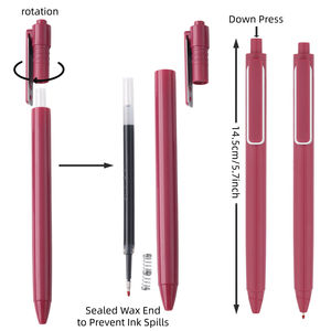 Toptan Lüks Büyük Kapasiteli İş Ofisi Özel Logo Baskılı Jel Kalemler Akıcı Yazım ST Uçlu Okul Malzemeleri Kırtasiye - Product Image 2