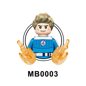 MB0002 Superhéroes Fantastic Four Movie Doctor Doom Silver Surfer Human Torch Thing Building Block Figuras <span class=keywords><strong>Juguetes</strong></span> G0141 - Product Image 4