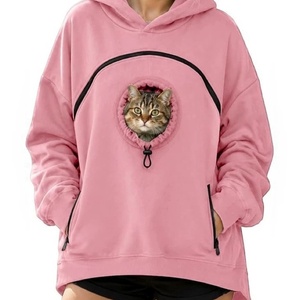 <span class=keywords><strong>Felpa</strong></span> <span class=keywords><strong>con</strong></span> <span class=keywords><strong>Cappuccio</strong></span> e Tasca a Forma di Gatto per Donne, Maglione Interattivo a Maniche Lunghe <span class=keywords><strong>con</strong></span> Tasca a Testa di Gatto - Product Image 4