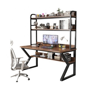 Gamer bàn nghiên cứu máy tính bàn với kệ sách - Product Image 2