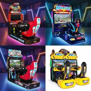 Simulateur de course haute vitesse avec plateforme de mouvement, cockpit de conduite et volant – Configuration professionnelle pour voiture de course - Product Image 1