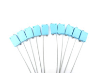 JHC017 Abrazaderas de Cable de Un Solo Uso para Transporte, Agarre para Cables de 40cm de Longitud, Color Personalizable, Sello de Seguridad para Cables