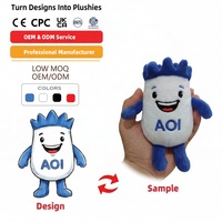 Peluches personnalisées avec logo, fabricant de jouets en peluche, porte-clés ange personnalisé, faible MOQ, OEM ODM, poupée en peluche animale en peluche