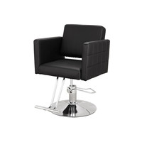 Fauteuil de Barbier Hydraulique Professionnel pour Salon de Beauté, en Cuir PU, Pivotant à 360 Degrés, Inclinable, Réglable en Hauteur, pour Hôpital et École