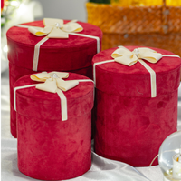 Tube de vin D'emballage Cylindrique Bougie Cylindre Carton Cadeau Boîte